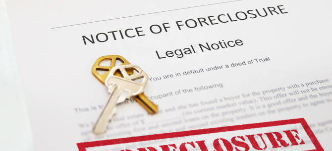 Notice of foreclosure