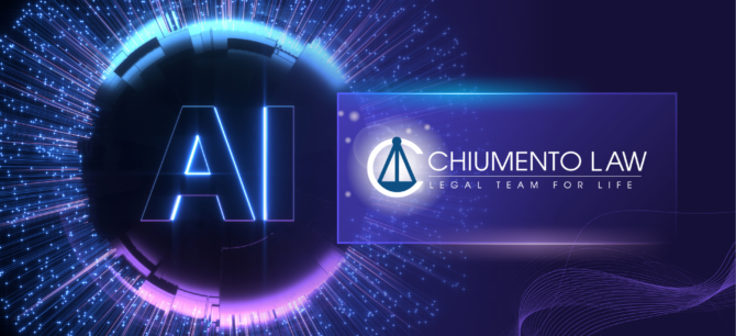 Blue and Purple Modern Artificial Intelligence Technology Presentation